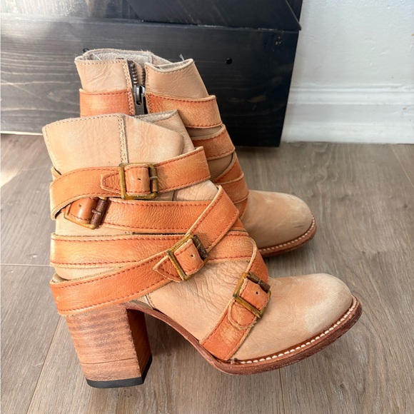 Freebird by Steven Hustle leather ankle boot womens 6 - Picture 1 of 7